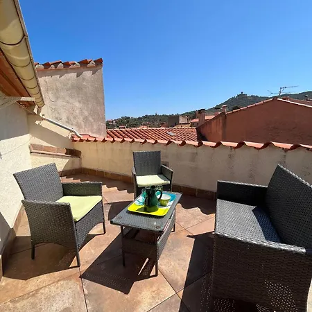 6lam16 Maison Typique Avec Toit-terrasse Collioure